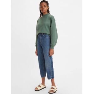 NWT Levi's Made & Crafted Barrel Crop in Dark Orchid Size 29